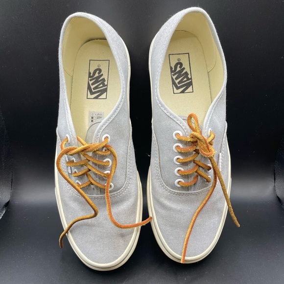 Vans  Mens or Women’s Light Blue Sneakers with Rust Laces - Picture 1 of 5